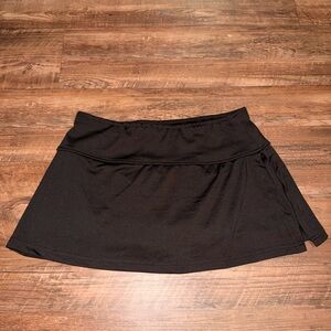 Black Mini Tennis Skirt